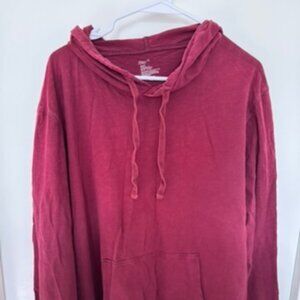 GAP Garment-Dyed Pullover Hoodie | Size Large | Heavyweight Vintage Wash